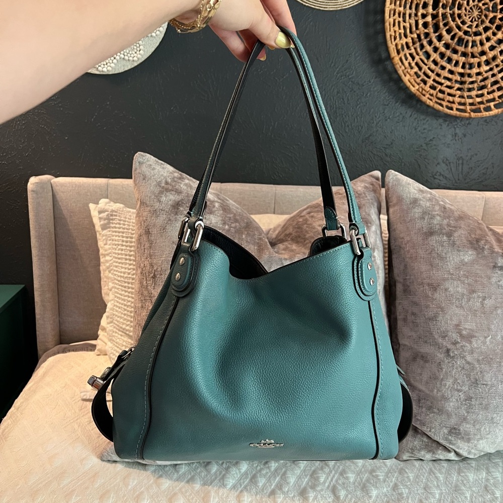 Coach Edie Shoulder Bag w/ charm